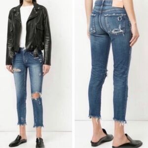 Moussy Vintage Isko Distressed Jeans Size 26